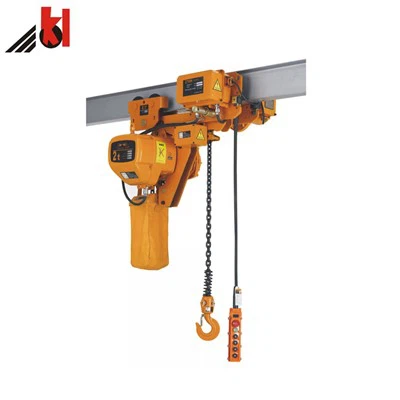 Polipasto eléctrico de cadena de altura libre baja